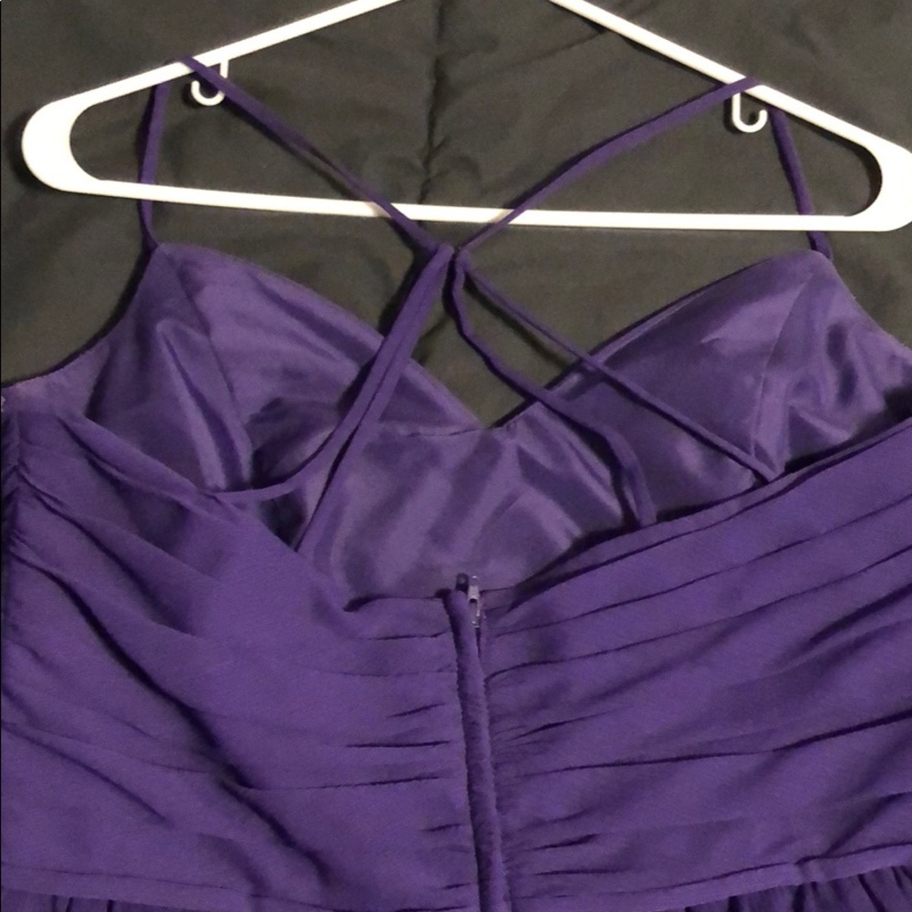 Purple David’s bridal bridesmaid dress size 14